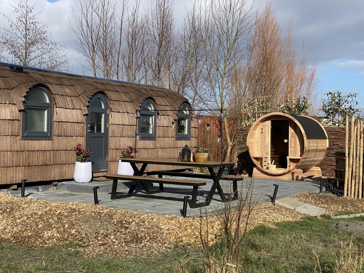 Bed & Wellness Klein Knorrestein With Private Hottub And Sauna And Tandembike Rental Included In Price Almere Exterior photo