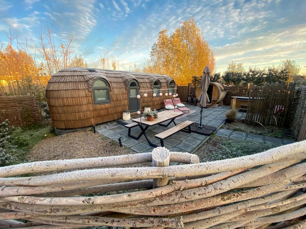 Bed & Wellness Klein Knorrestein With Private Hottub And Sauna And Tandembike Rental Included In Price Almere Exterior photo