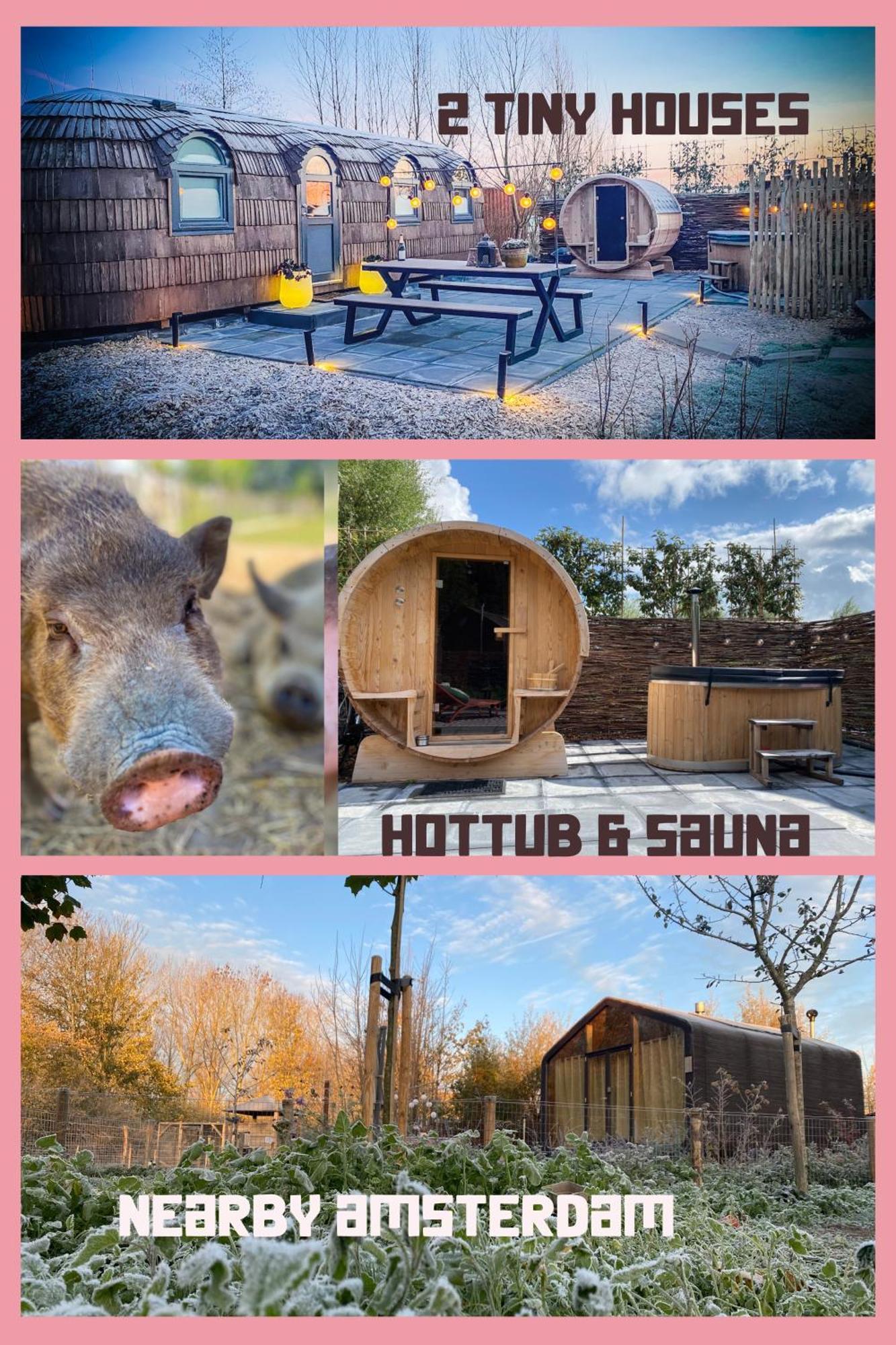 Bed & Wellness Klein Knorrestein With Private Hottub And Sauna And Tandembike Rental Included In Price Almere Exterior photo