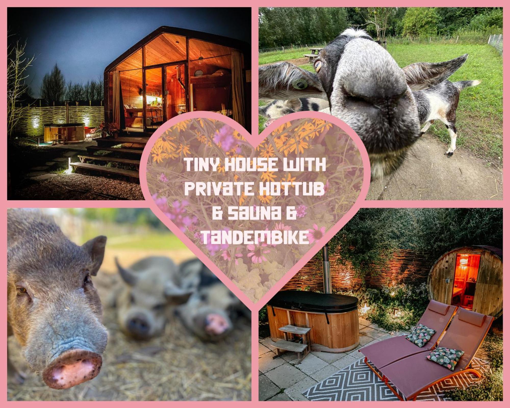 Bed & Wellness Klein Knorrestein With Private Hottub And Sauna And Tandembike Rental Included In Price Almere Exterior photo